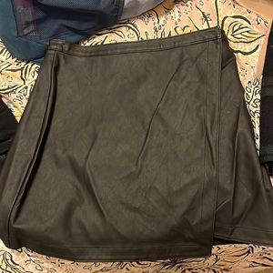 Abercrombie Black Wrap Skirt